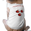 Holiday Dog T-shirt pet clothing
