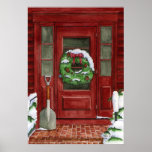 Holiday Door Print
