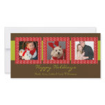 Holiday Dots Photo Card photo cards