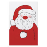 Holiday Flyer - Cute blushing Santa Claus