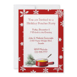 Holiday Fondue Party Invitation