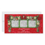 Holiday Garland Triple Photo Card