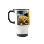 HOLIDAY GIFT MUGS Orange Rose Flowers FRIENDS!