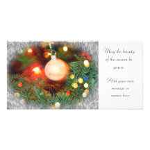 Holiday Greeting Card Personalized Photo Card