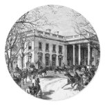 Holiday Greetings From The White House Cards stickers