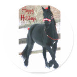 Holiday Horse Envelope Seals stickers
