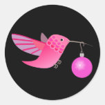 Holiday Hummingbird Sticker