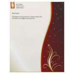 Holiday Letterhead flyers