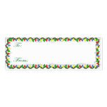 Holiday Lights Christmas Tag Card business cards