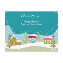 Holiday Moving Announcement postcards