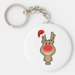 Holiday of funny Christmas santa Keychains