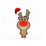 Holiday of funny Christmas santa Postcards