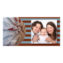 Holiday Ornament Template Photo Card