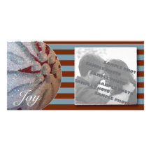 Holiday Ornament Template Photo Card