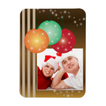 Holiday Ornaments Photo Magnet