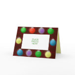 Holiday Ornaments template card