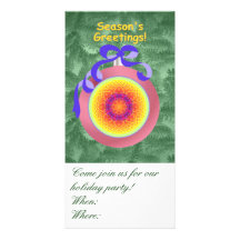 Holiday Party Invitations Picture Card
