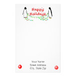 Holiday Penguins Stationery