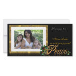 Holiday Photo Card Peace photo cards