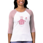 Holiday Pink Snow Angel - Customisable t-shirts