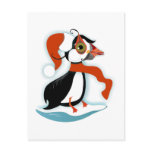 Holiday Puffin postcards