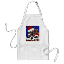 Holiday Pug Apron