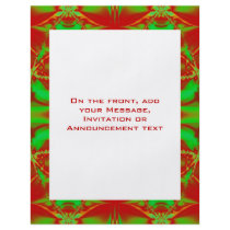 Holiday red green