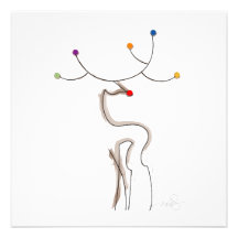 Holiday Reindeer Invites