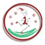 Holiday Runner Guy Stickers