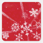 Holiday Snowflakes Sticker