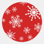 Holiday Snowflakes Stickers
