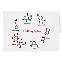 Holiday Spice Molecule Card