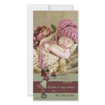 Holiday Tidings - Photo Holiday Card