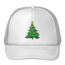 Holiday Tree Mesh Hats