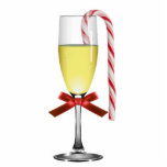 Holiday Wine Glass Ornament photo sculptures