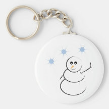 Holiday Winter Snowman Key Chains