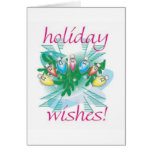 Holiday Wishes Lights Greeting Card