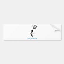 HolidayCookies Keeps Me Running Bumper Sticker