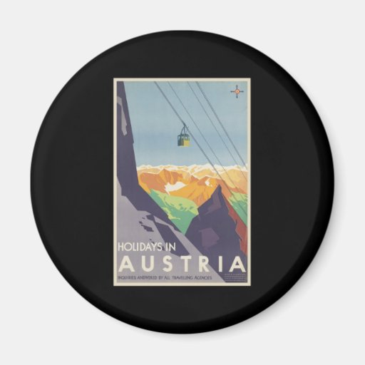 Holidays in Austria Fridge Magnet