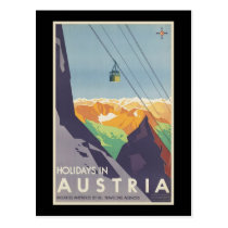 Holidays in Austria postcards