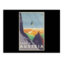 Holidays in Austria postcards