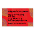 Holistic Massage Therapy Salon Tanning Beauty Spa Business Card
