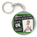 Holla C. Luva Keychain
