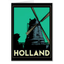 holland art deco vintage retro travel poster cards