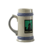 holland art deco vintage retro travel poster coffee mug