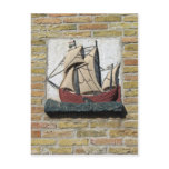 Holland Gable Stone of Dutch Ship Postcards