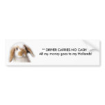 Holland Lop Bumper Sticker bumper stickers