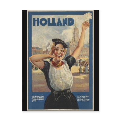 Holland Postcard by vintage_poster