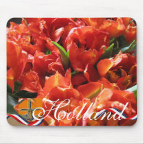 Holland Red Tulips Souvenir Mousepad