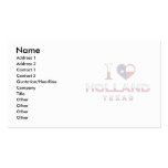 Holland, Texas Business Card Template